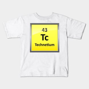 Technetium Periodic Table Element Symbol Kids T-Shirt